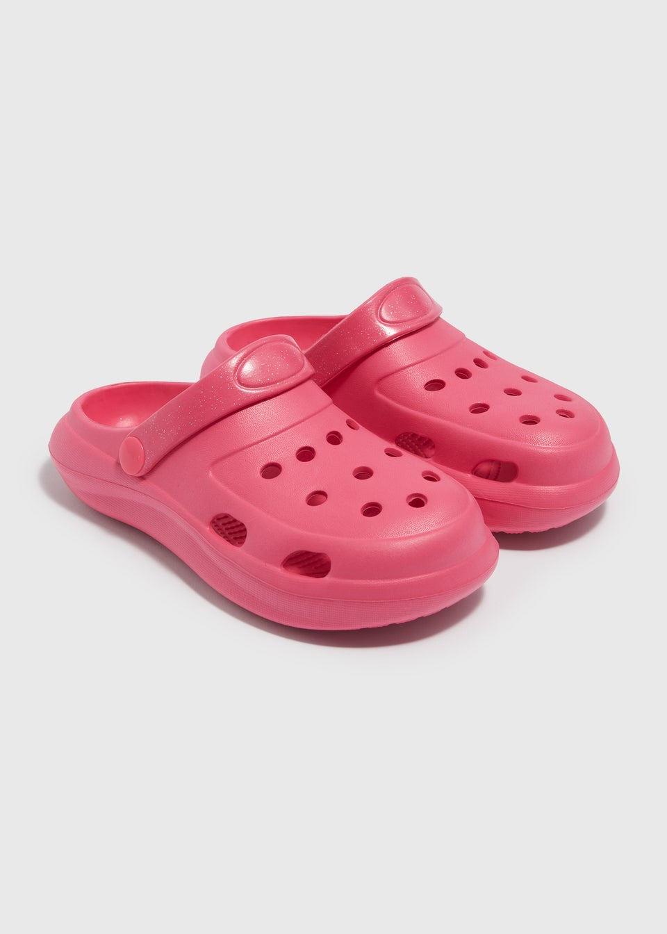 Girls Pink Clogs (Younger 12- Older 5)