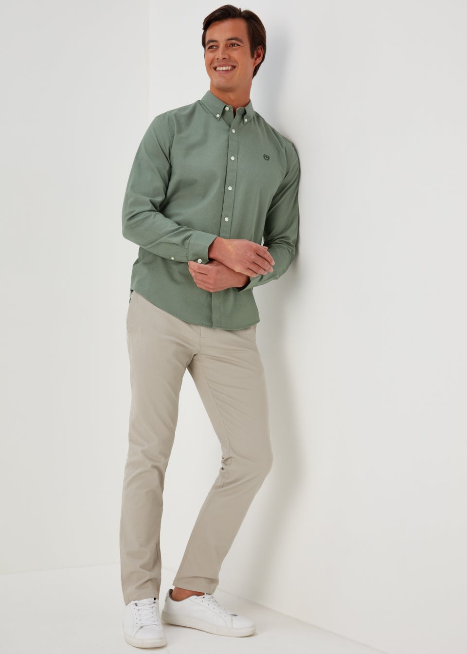 Green Oxford Long Sleeve Shirt