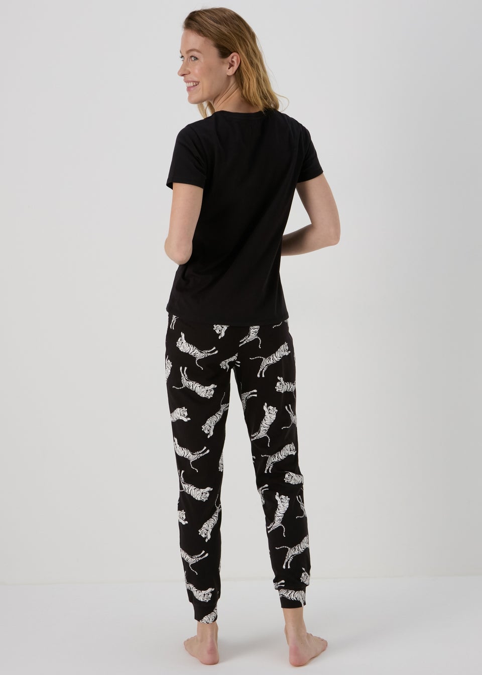 Black Tiger Pyjama Set