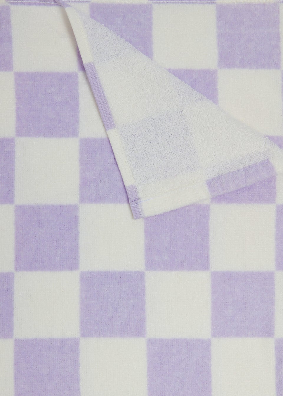 Purple Daydream Check Towel (50cm x 80cm)