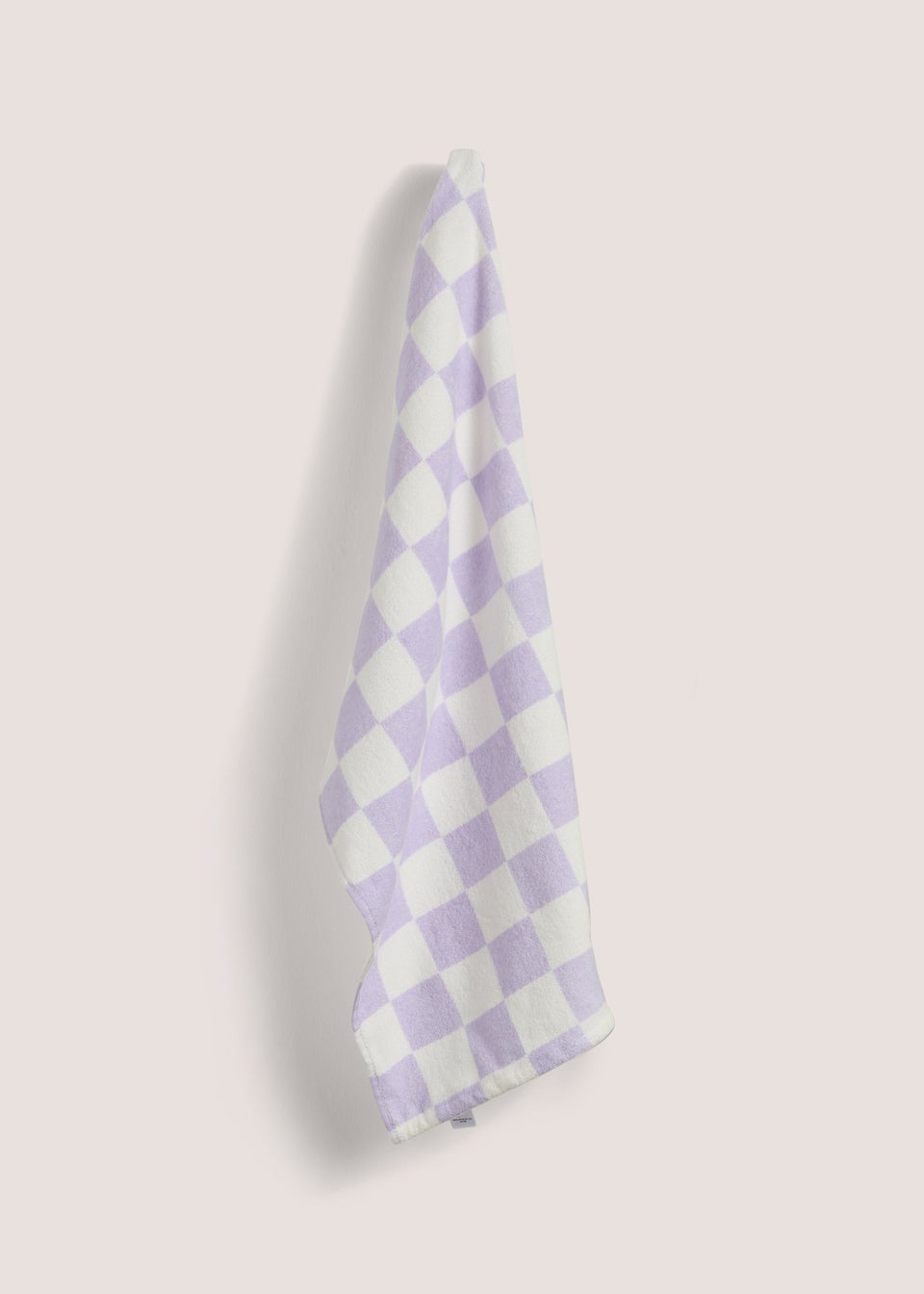 Purple Daydream Check Towel (50cm x 80cm)