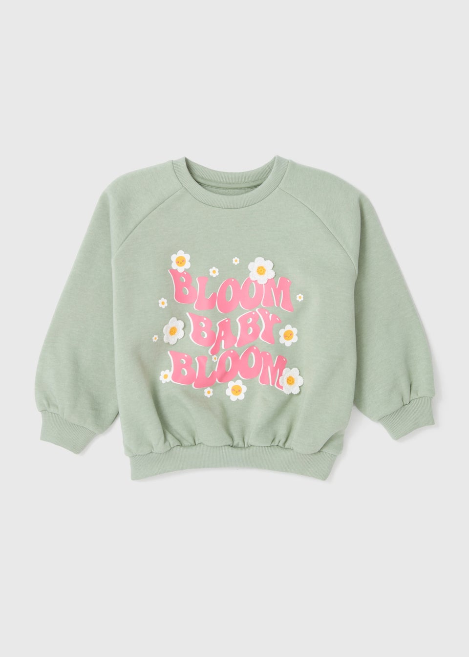 Girls Sage Bloom Baby Sweatshirt (1-7yrs)