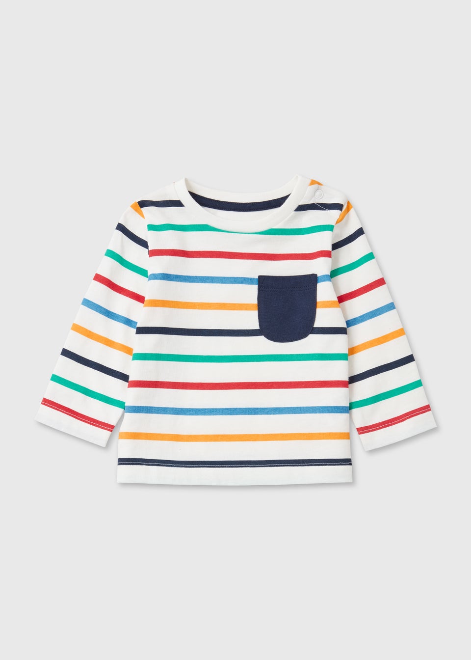 Baby Multicoloured Stripe T-Shirt (Newborn-23mths)
