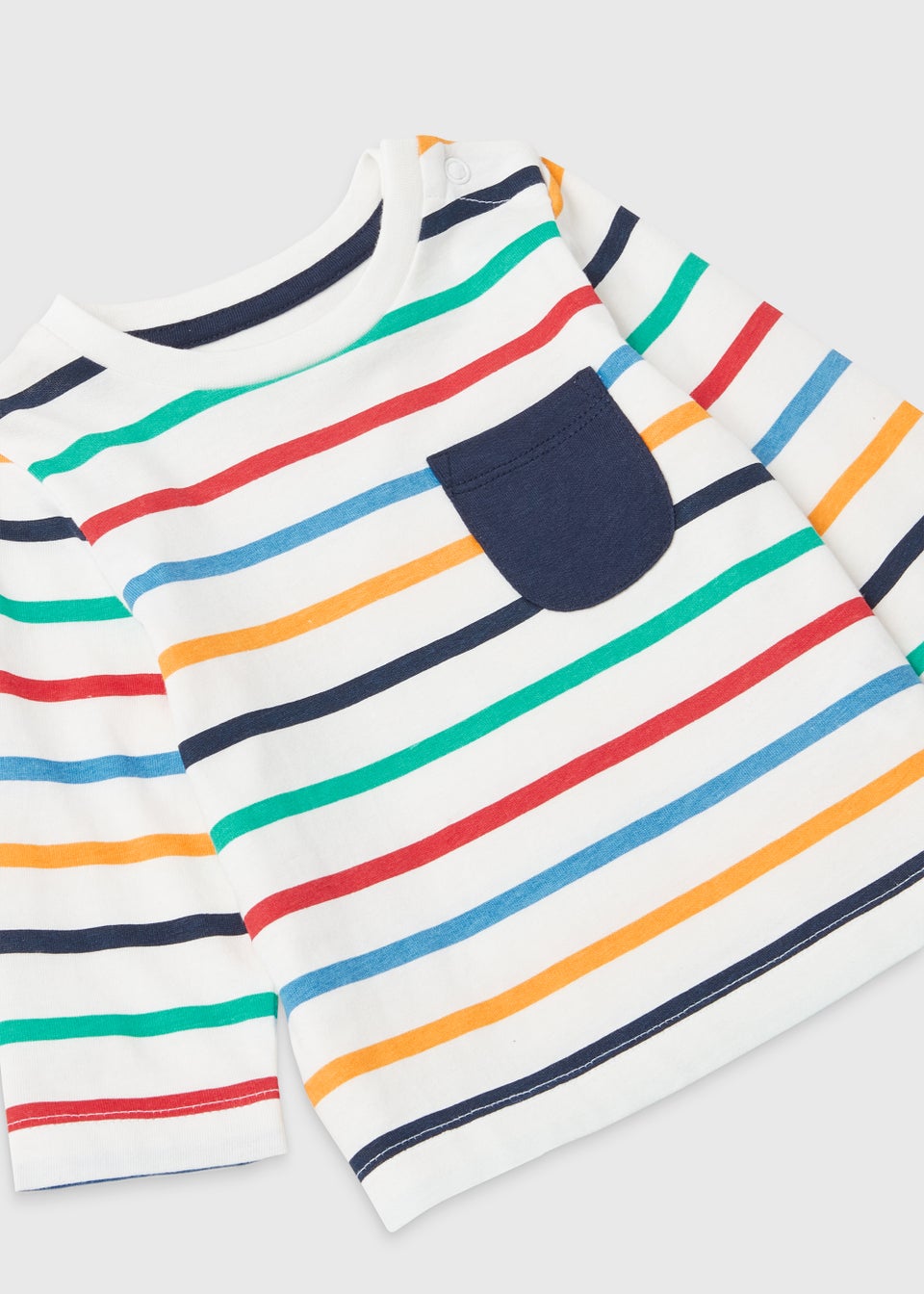 Baby Multicoloured Stripe T-Shirt (Newborn-23mths)
