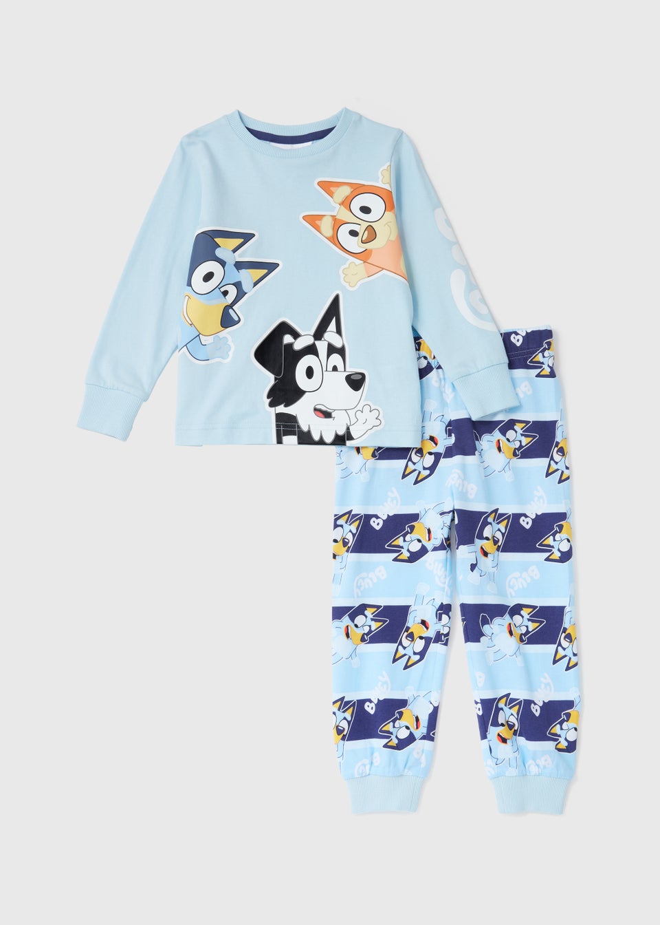 Kids Blue Bluey Print Pyjama Set (18mths-6yrs)
