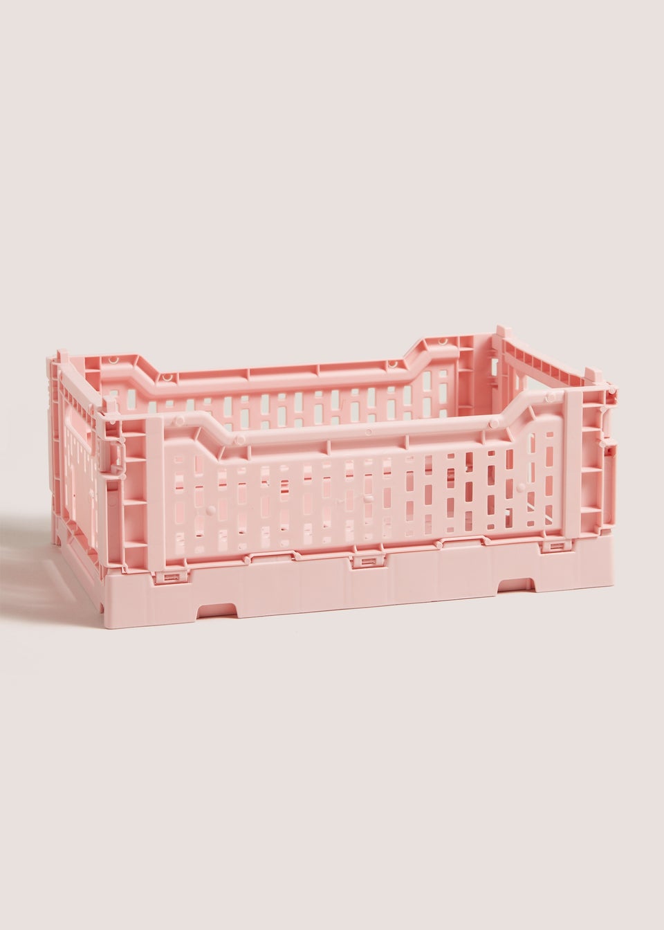 Pink Collapsible Crate (270mm x 170mm x 105mm)