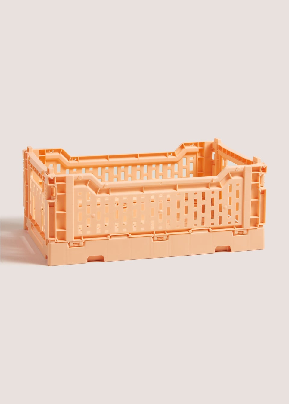 Orange Collapsible Crate (270mm x 170mm x 105mm)