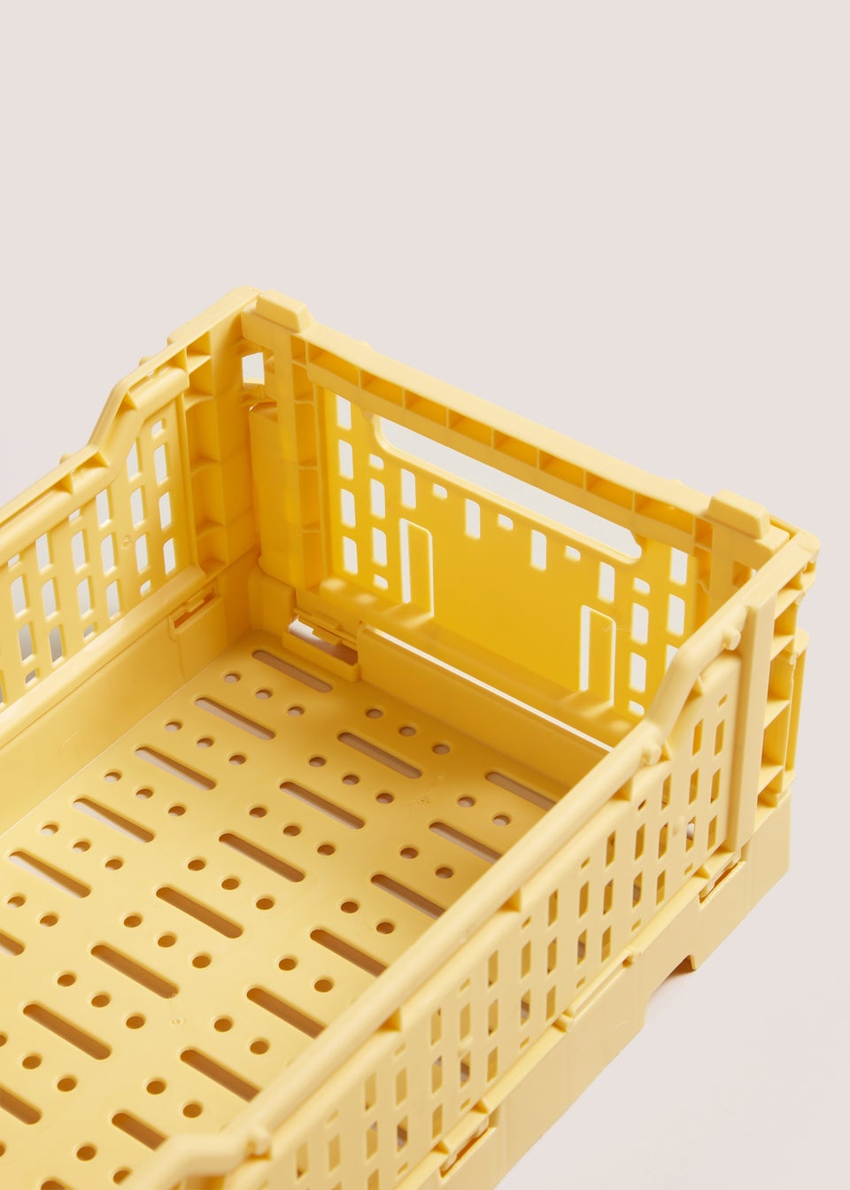 Yellow Collapsible Crate (270mm x 170mm x 105mm)