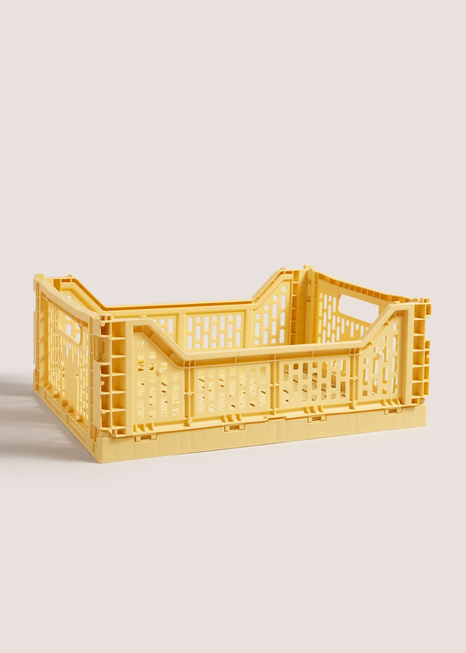 Yellow Collapsible Crate (38.5cm x 30cm)