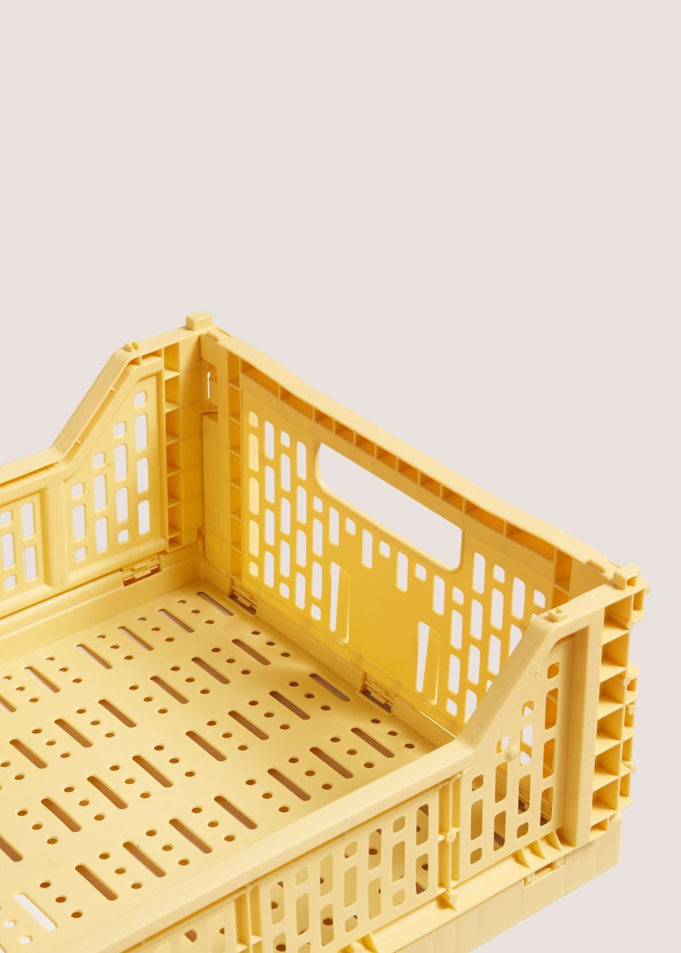 Yellow Collapsible Crate (38.5cm x 30cm)