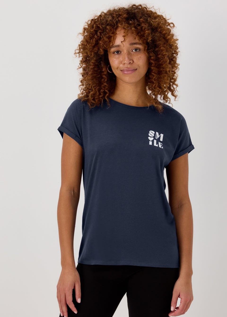 Navy Smile T-Shirt
