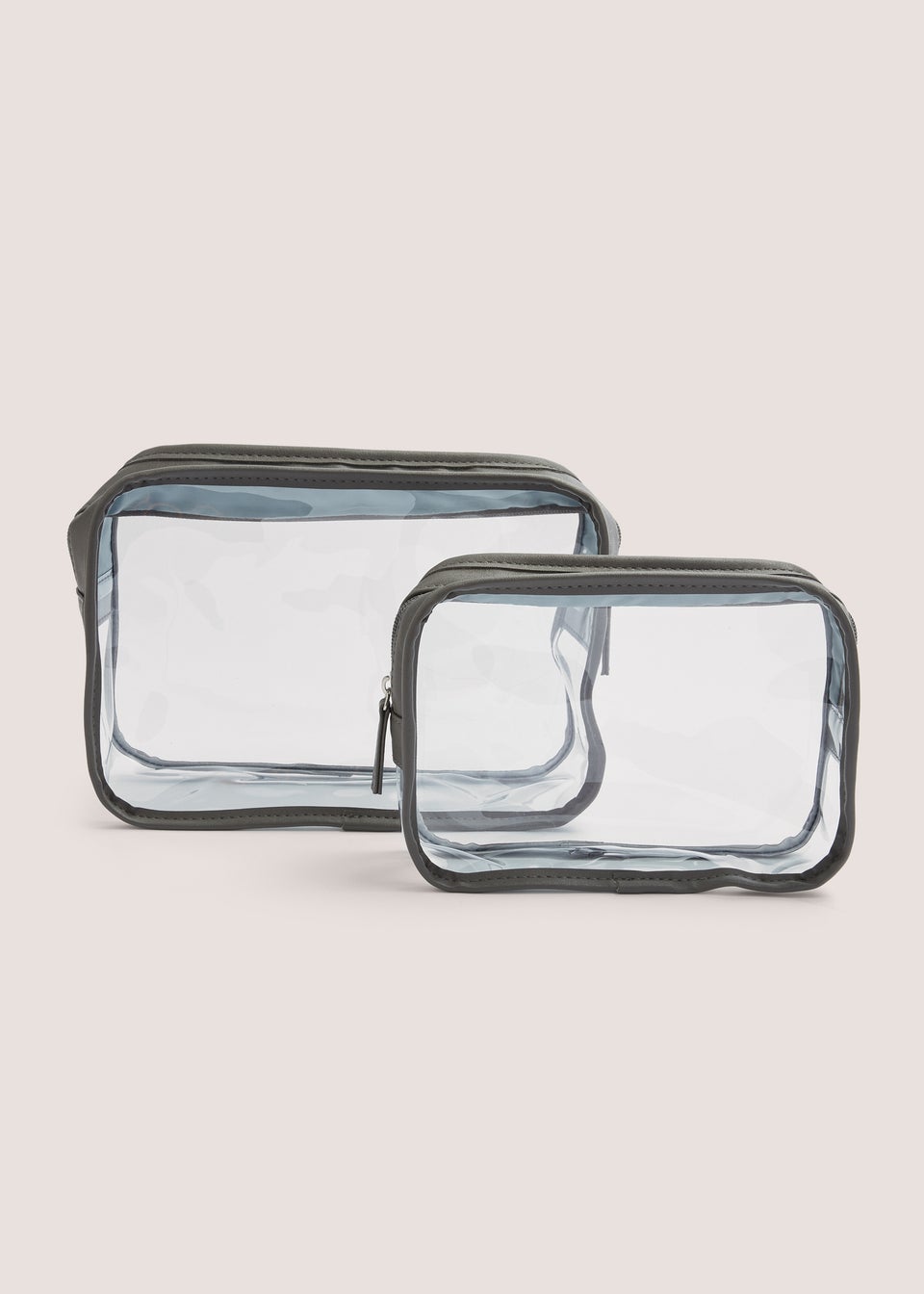 2 Pack Clear Cosmetic Bag