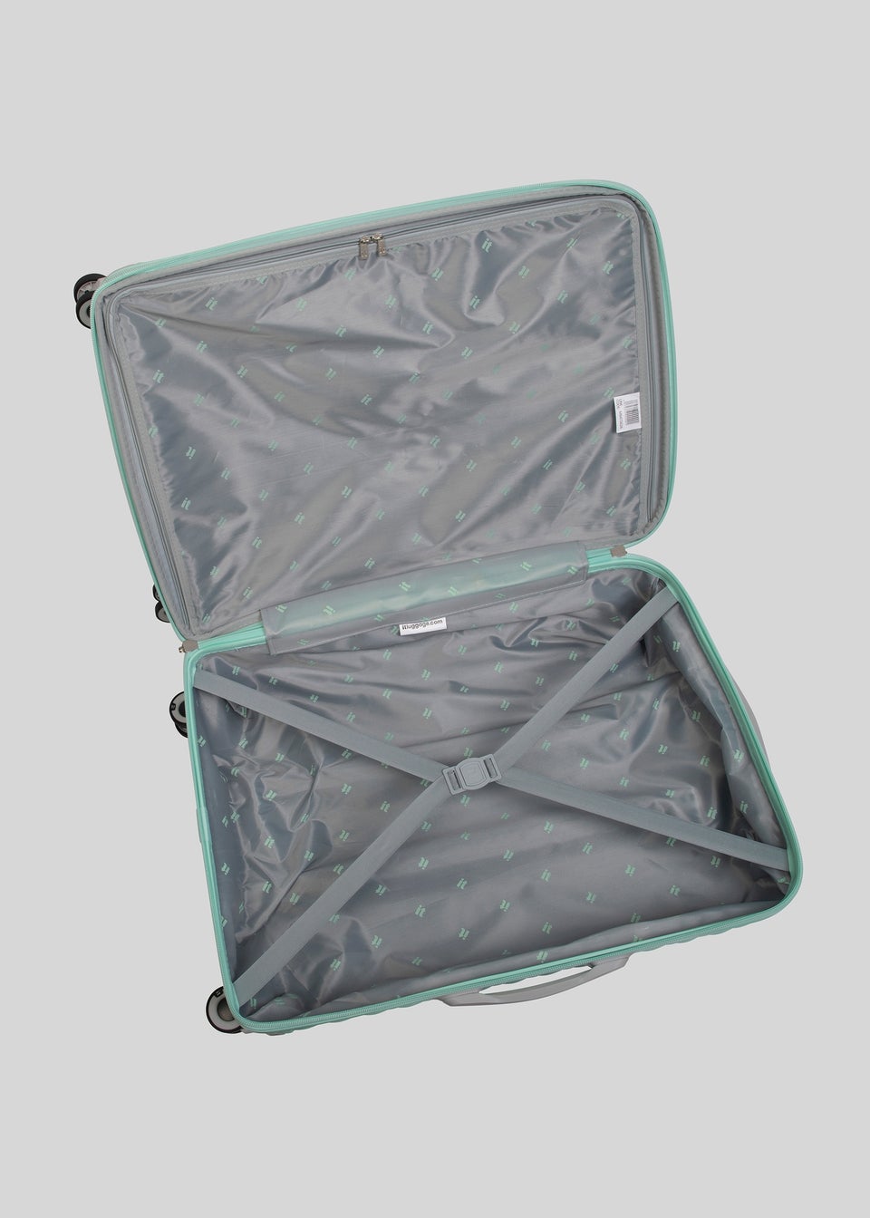 IT Luggage Mint Quilted Suitcase