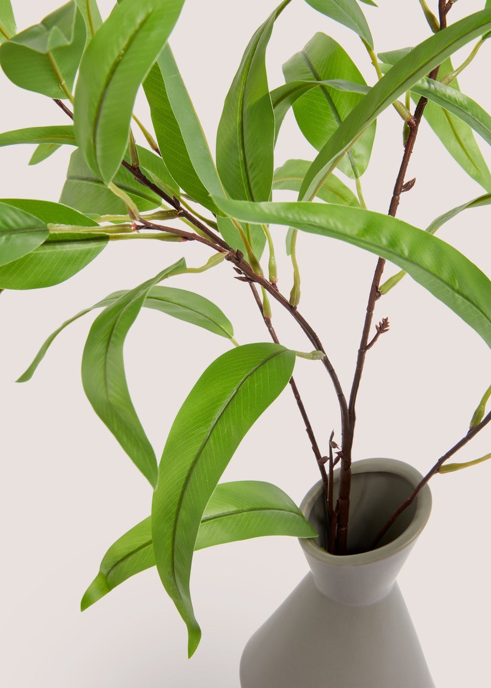 Grey Angular Grey Plant (60cm x 34cm x 18cm)
