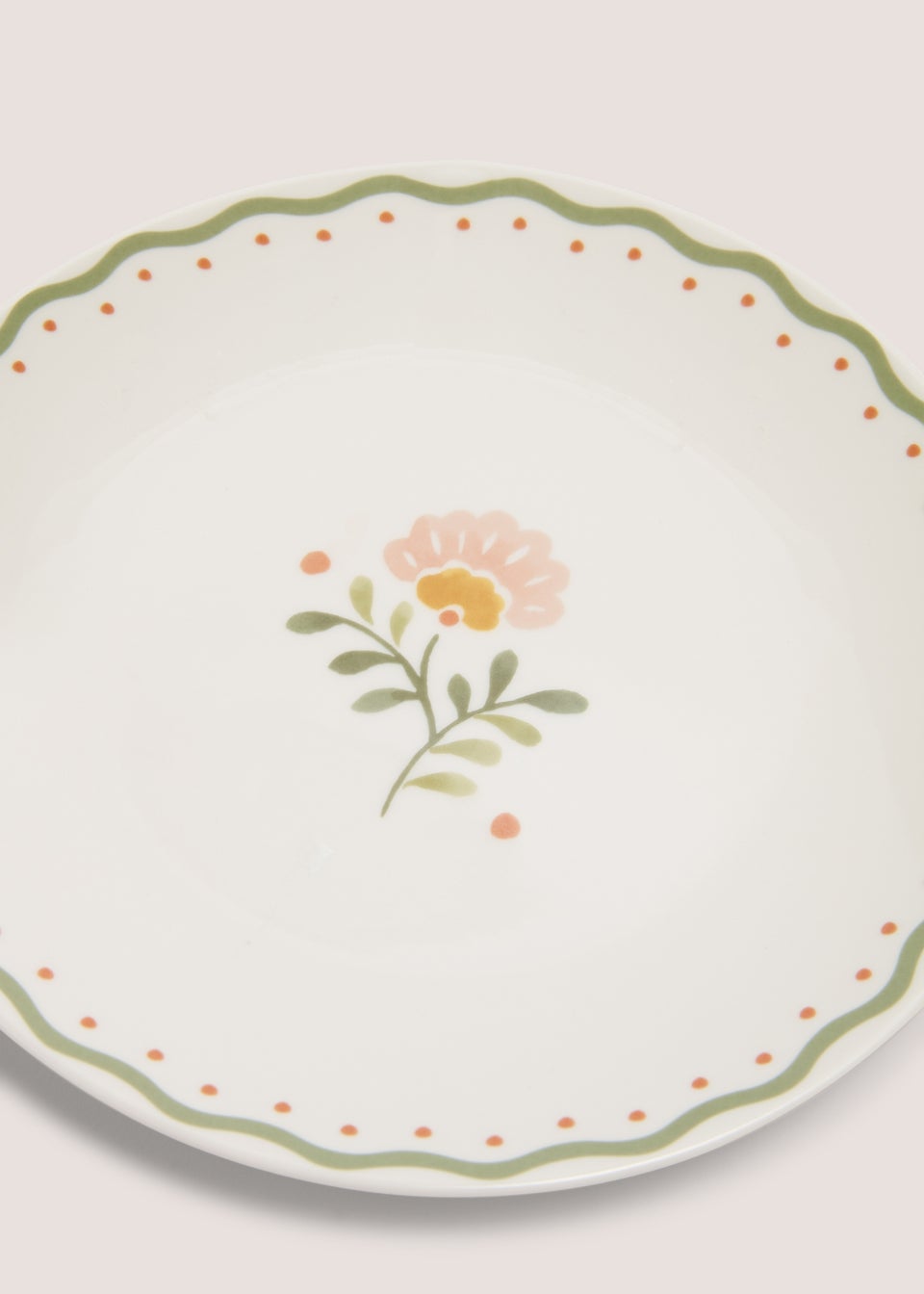 Folk Floral Plate (20cm)