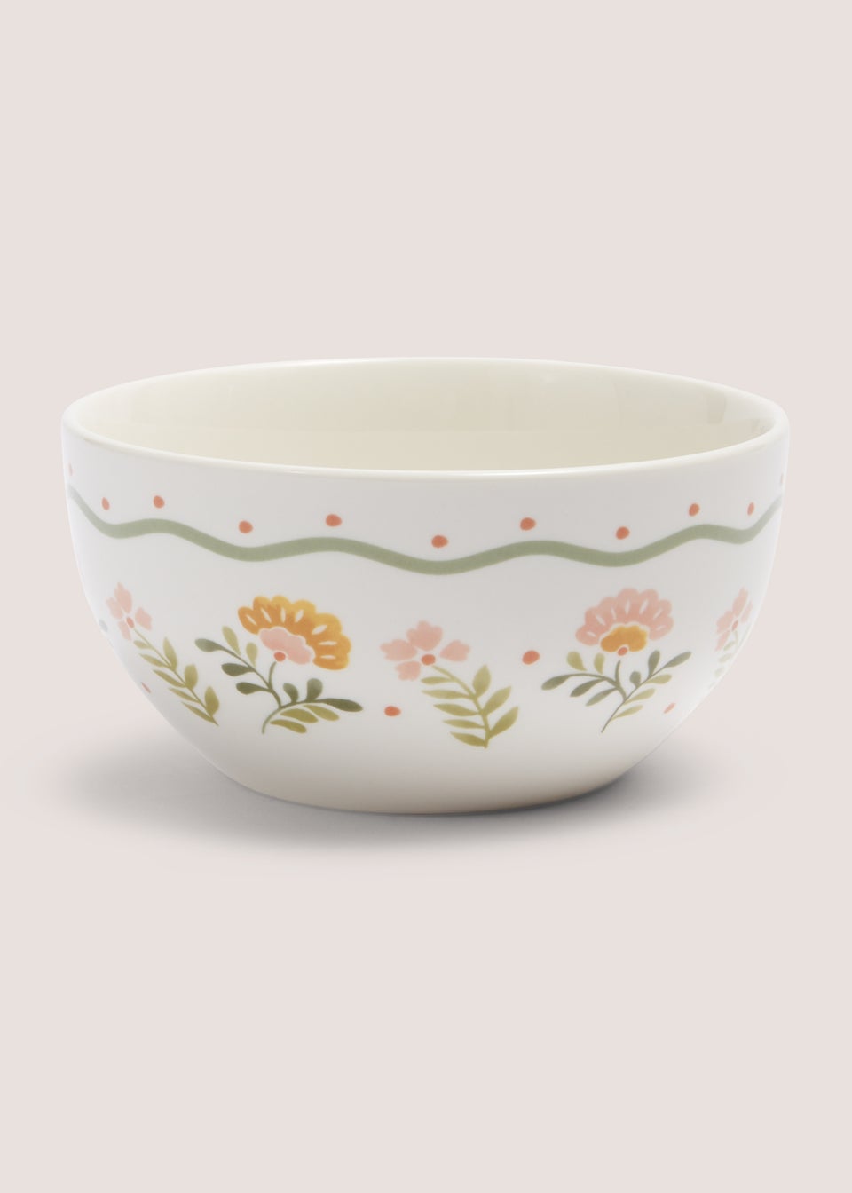 Folk Floral Bowl (14cm x 8.5cm)