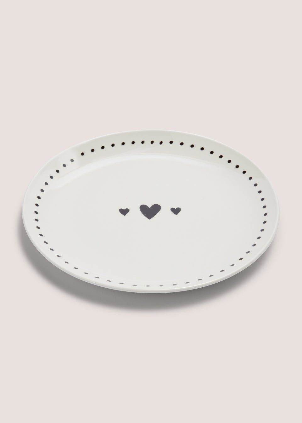 Heart Dinner Plate (24cm)