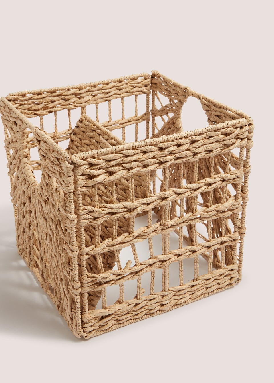 Open Weave Foldable Basket (31cm x 31cm x 31cm)