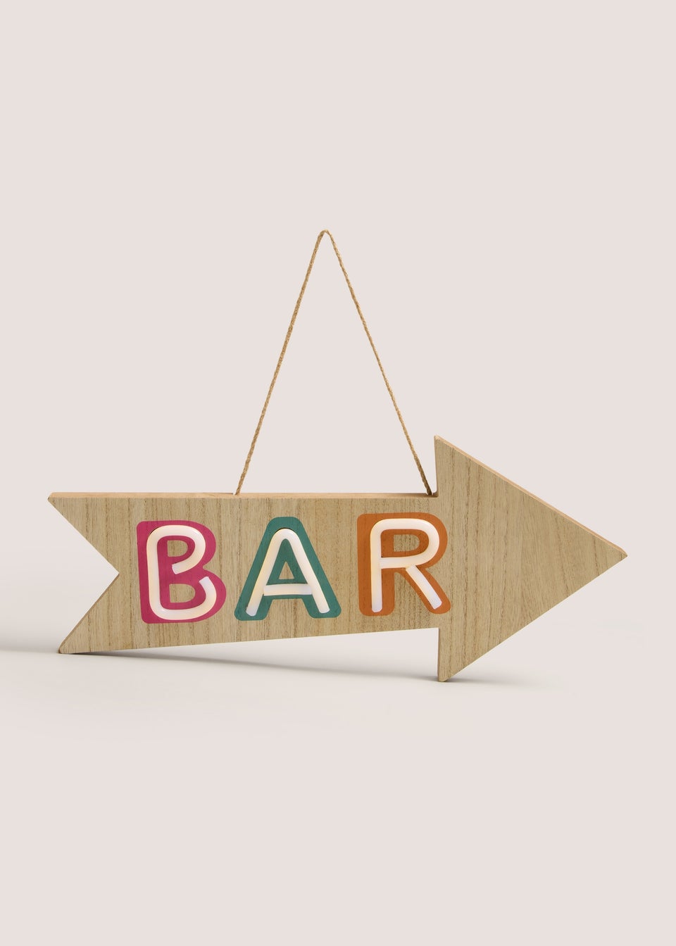 Outdoor Bar Sign (4cm x 43cm x 19cm)