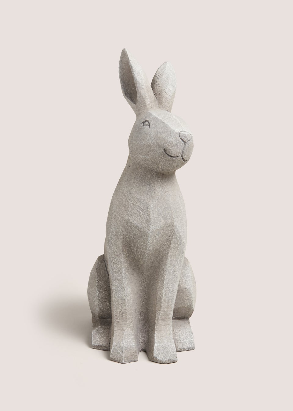 Grey Rabbit Small Ornament (27.5x19.5x49.5cm)