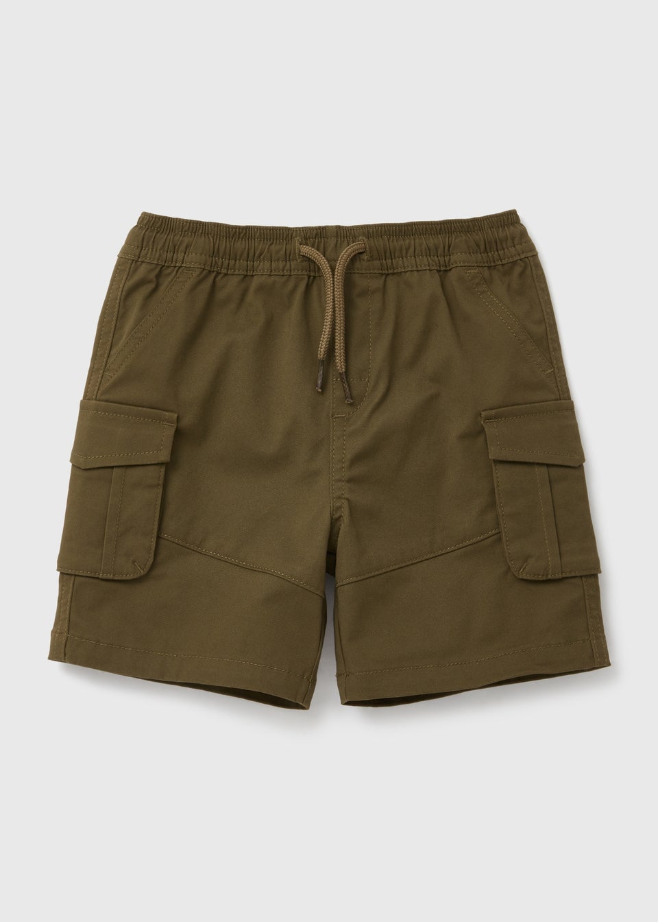 Boys Khaki Twill Cargo Shorts (1-7yrs)