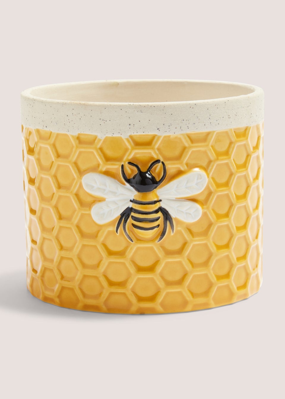 Yellow Bee Planter (13cm x 13cm x 10cm)