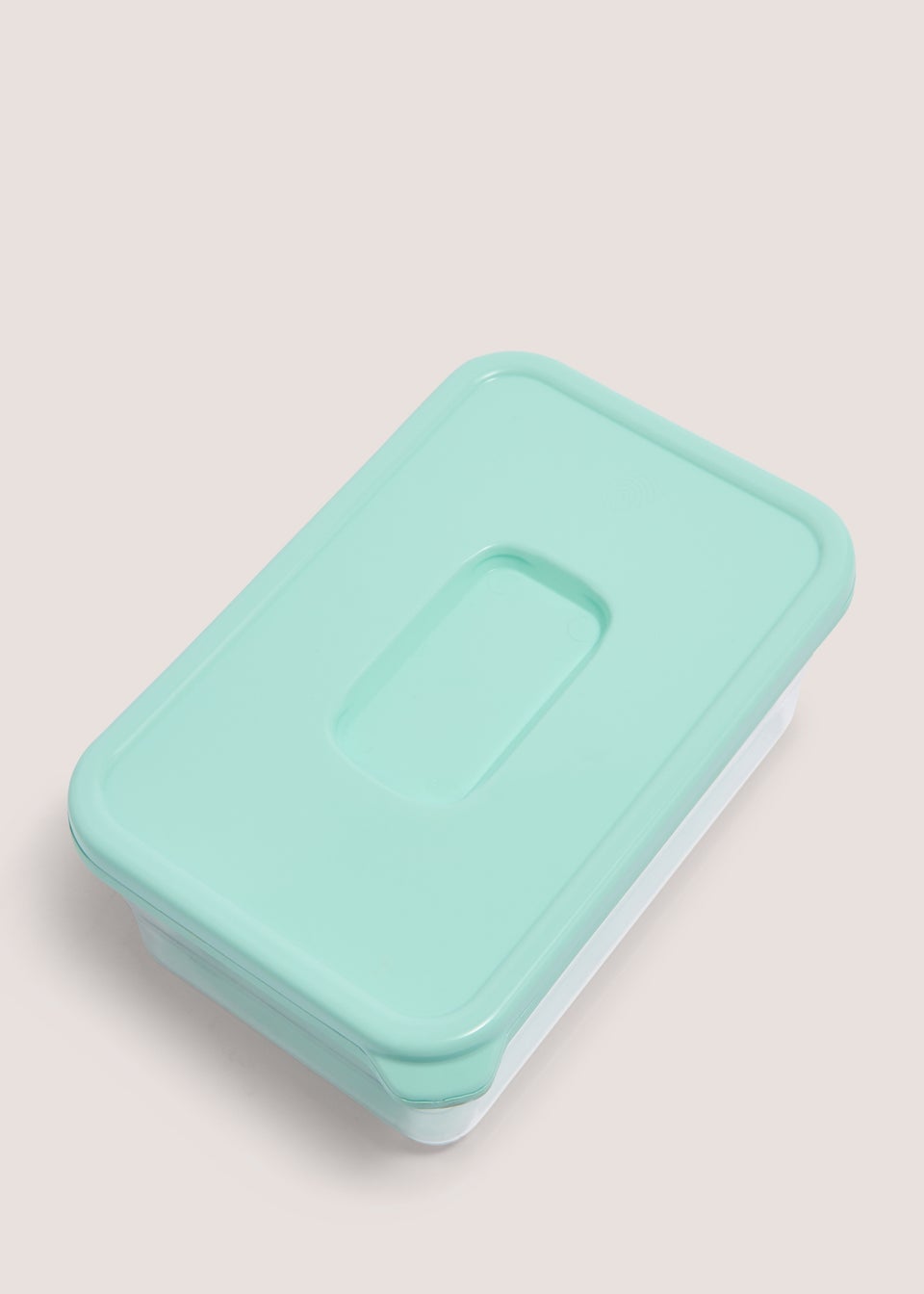 Aqua Single Lunch Box (18cmx12cmx8cm)