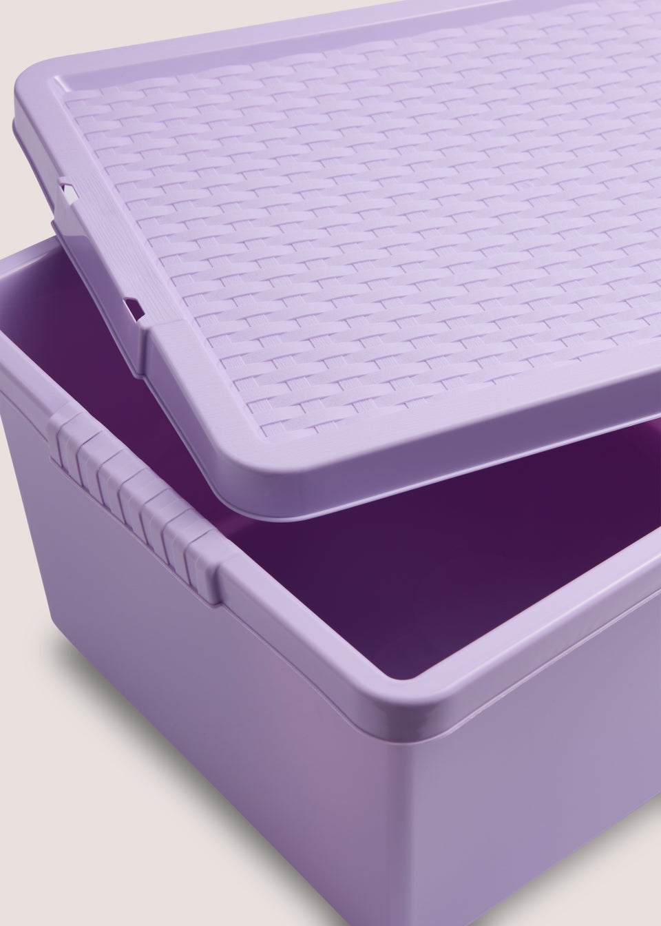 Purple Storage Rattan Lid (27L)