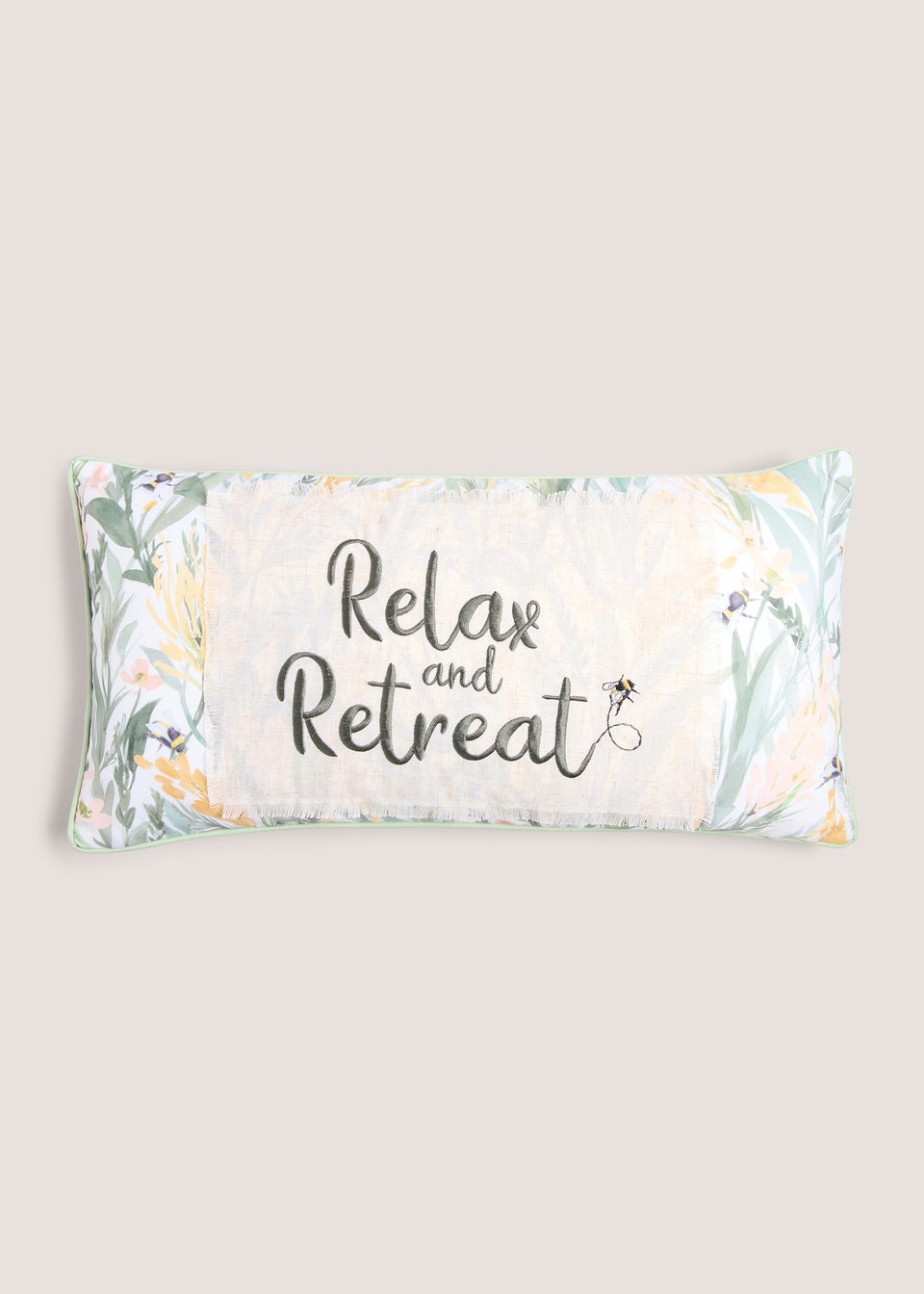Green Relax And Retreat Cushion (30cm x 60cm)