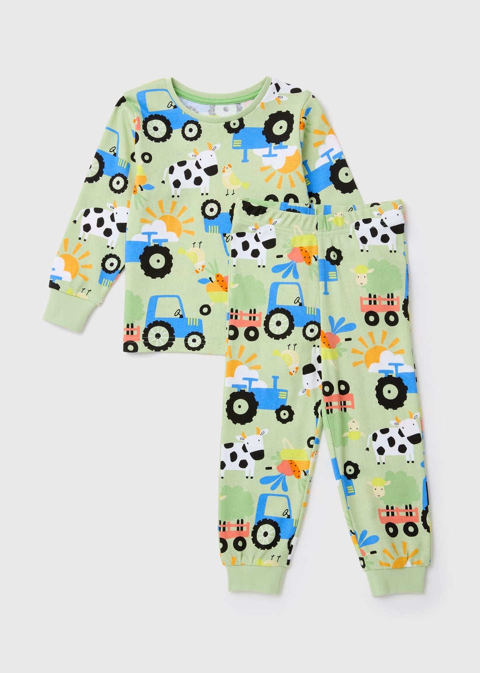 Boys Mint Farm Oversized Pyjama Set (9mths- 5yrs)