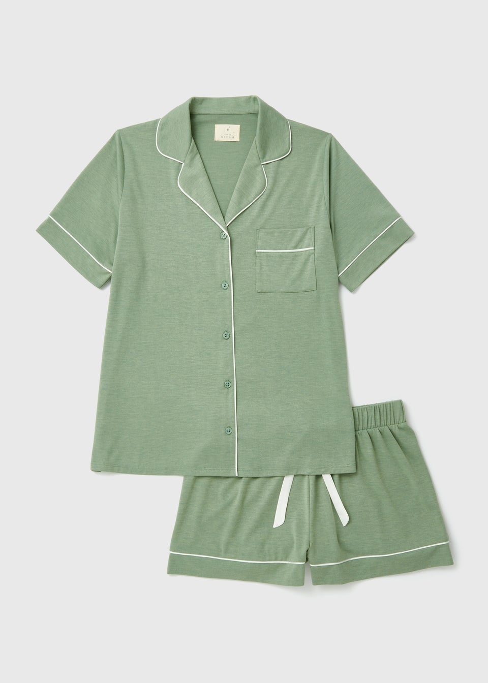 Green Pyjama Short Set