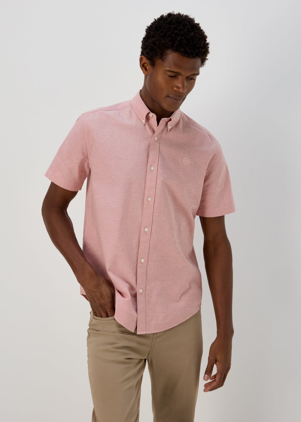 Pink Crossdye Oxford Shirt