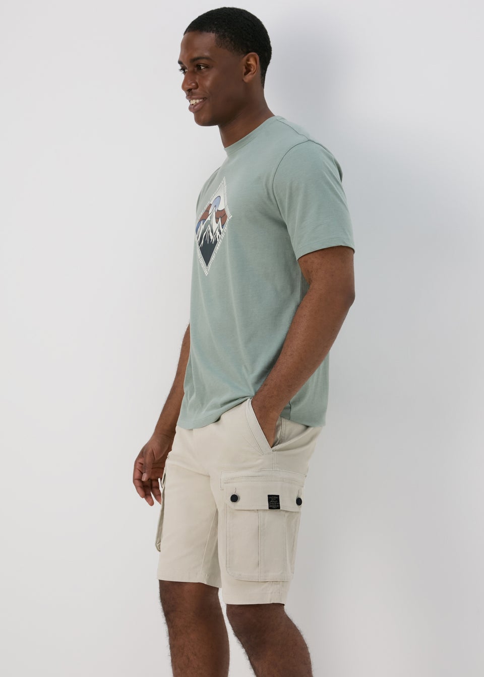 Bone Cargo Shorts