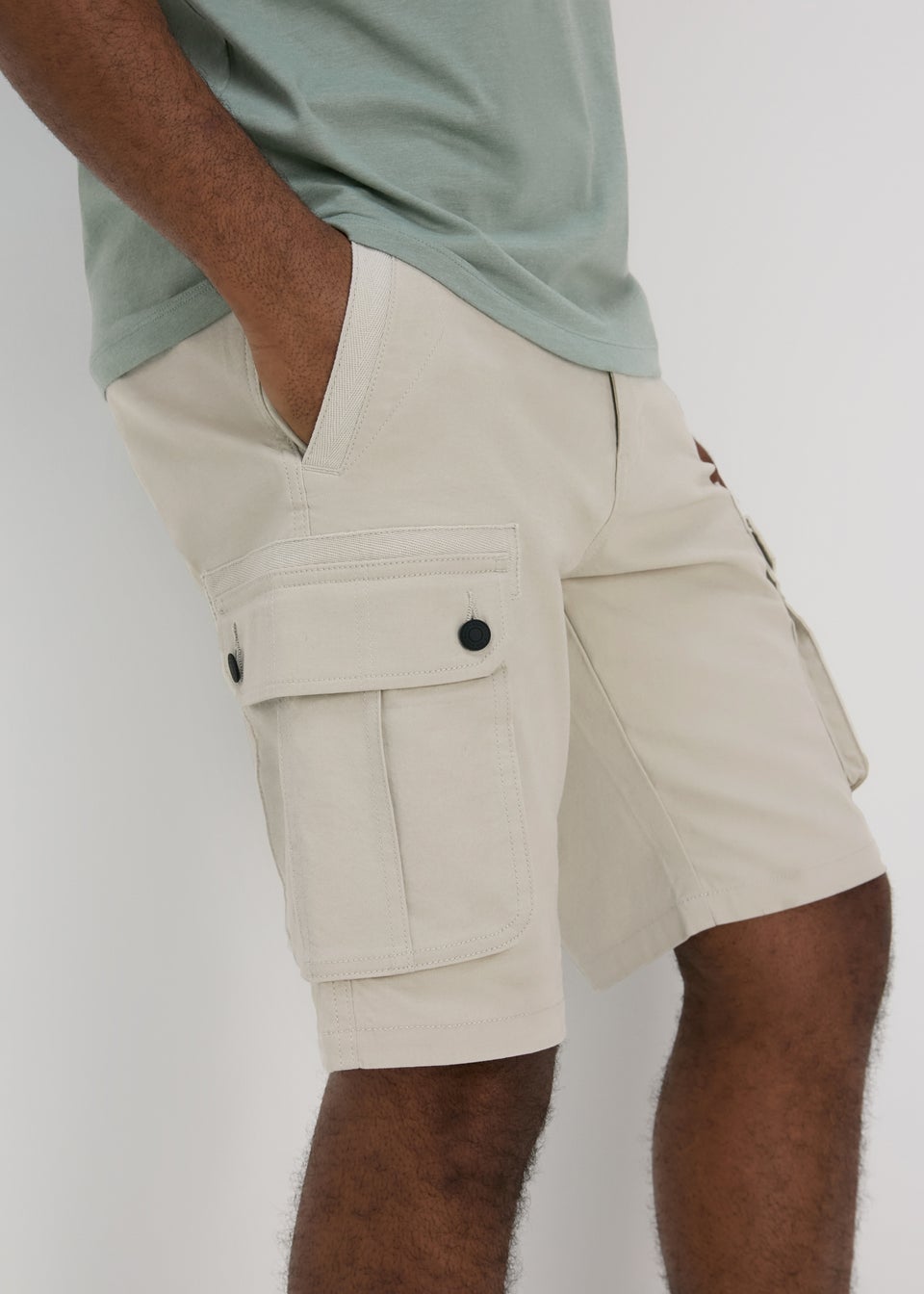 Bone Cargo Shorts