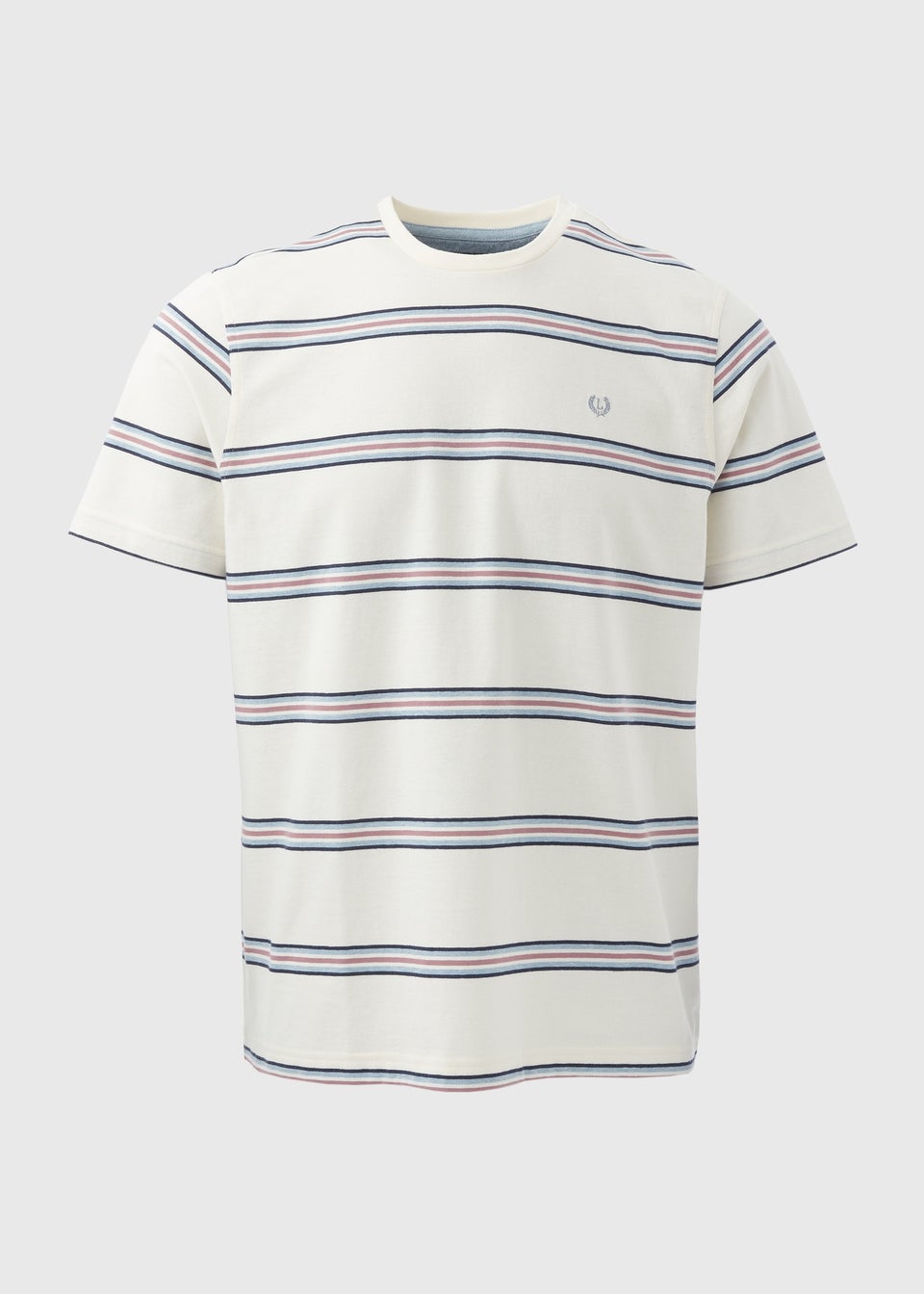 Ecru Stripe Design T-Shirt