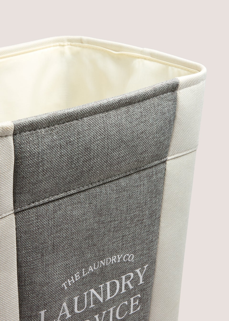 Laundry Co Grey Fabric Laundry Bag (55x40x30cm)