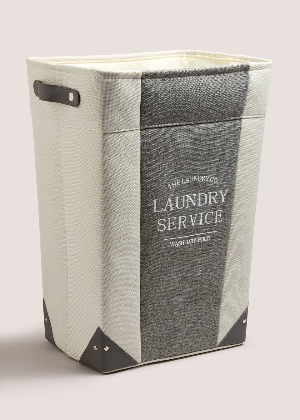 Laundry Co Grey Fabric Laundry Bag