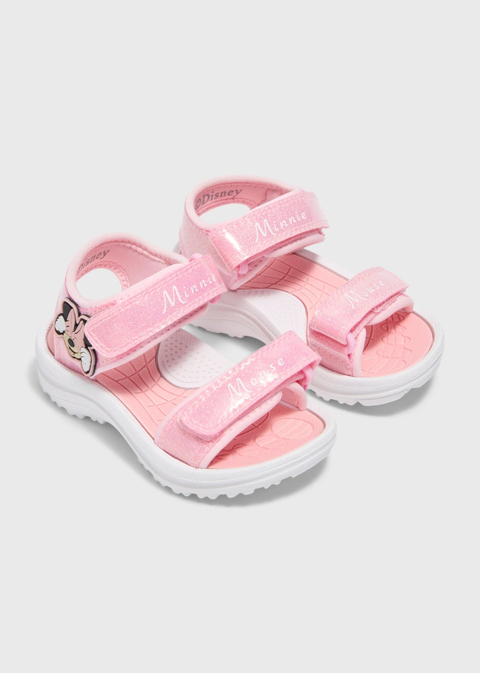 Disney Girls Pink Minnie Trekker Sandals (Younger 4-12)