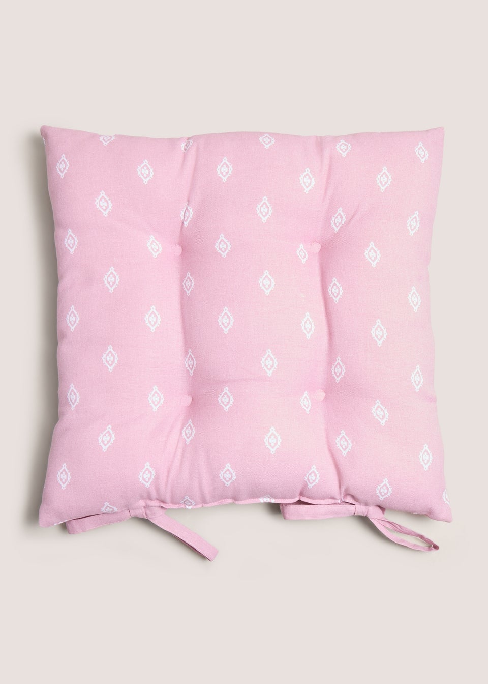 Pink Artisan Seat Pads 38cm x 38cm Matalan