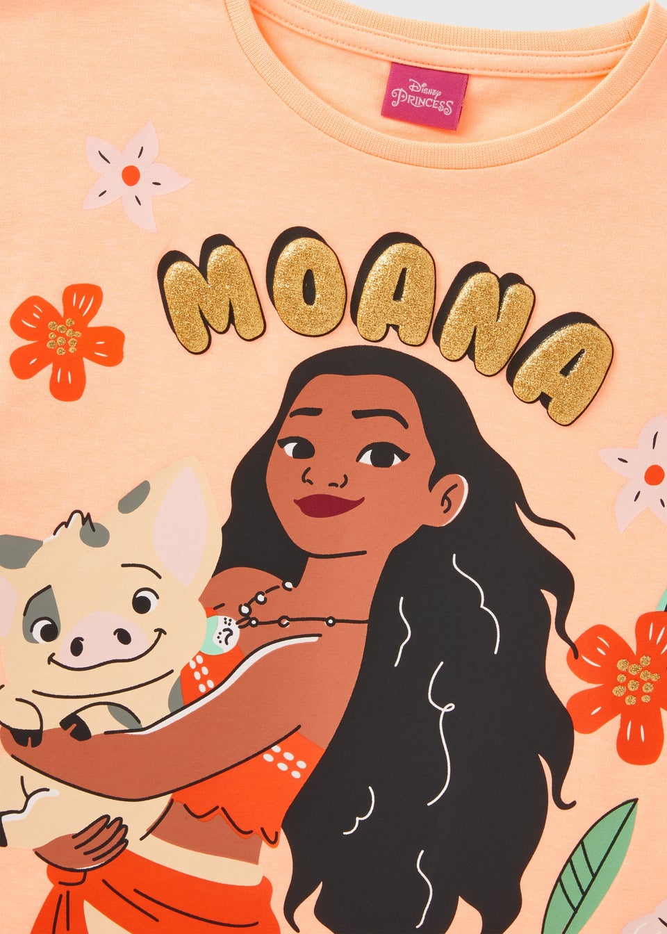 Disney Girls Pink Moana T Shirt 1 9yrs Matalan