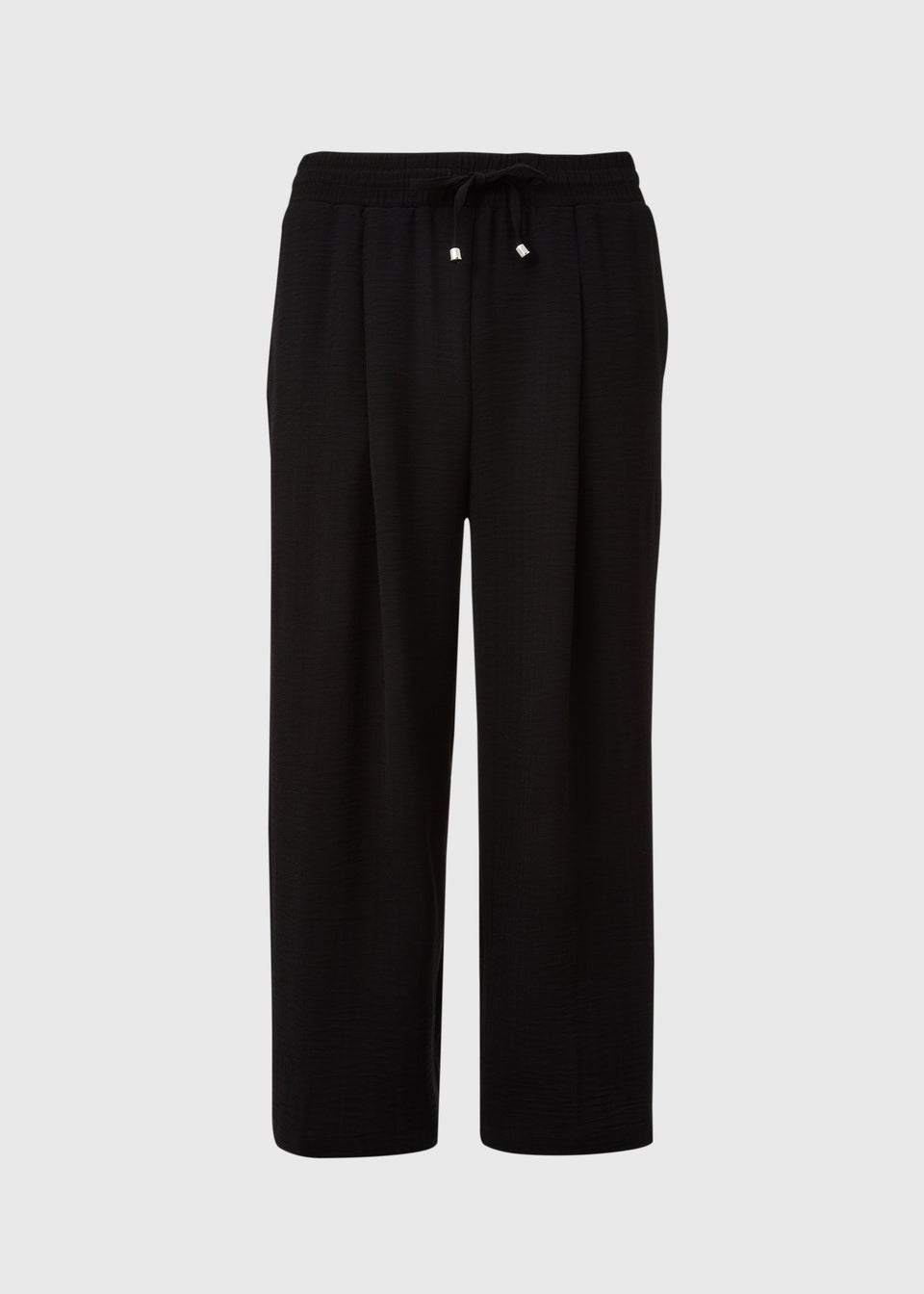 Black Airflow Crop Trousers