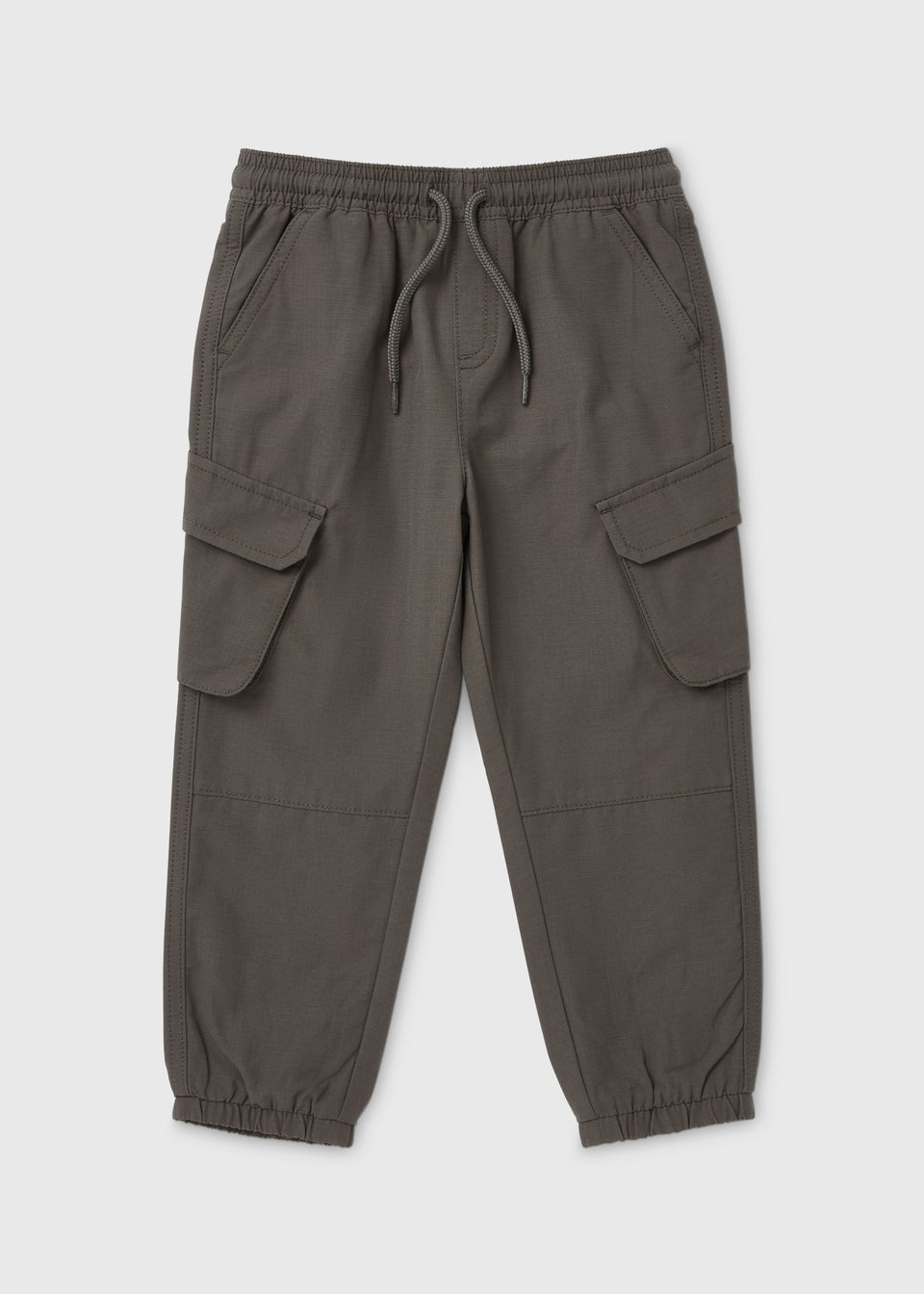 Boys Grey Ripstop Cargo Trousers (1-7yrs)