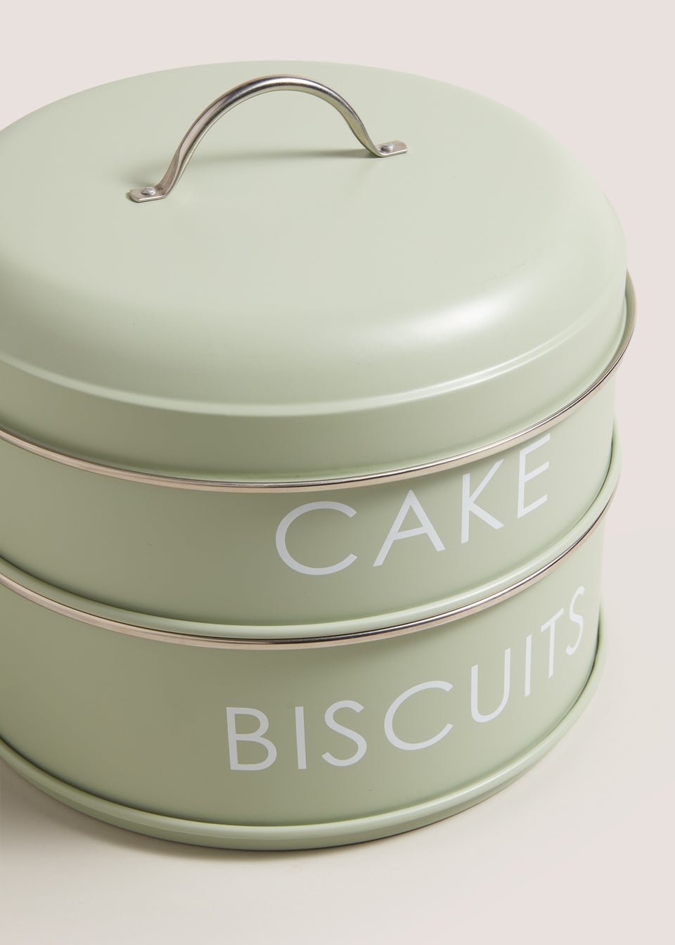 Green Two Tier Stack Tin (15cm x 25cm)