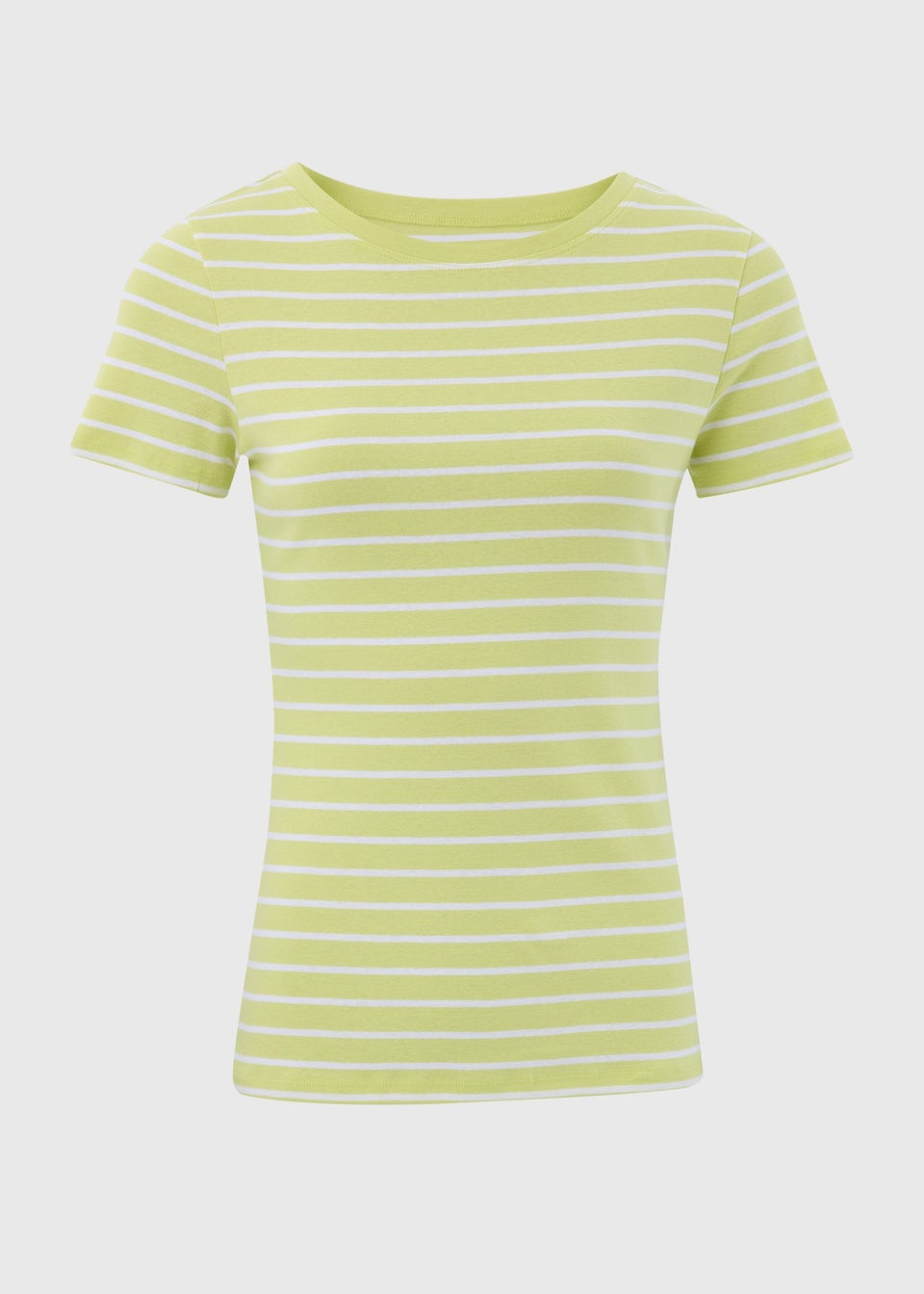 Lime Stripe Print T-Shirt