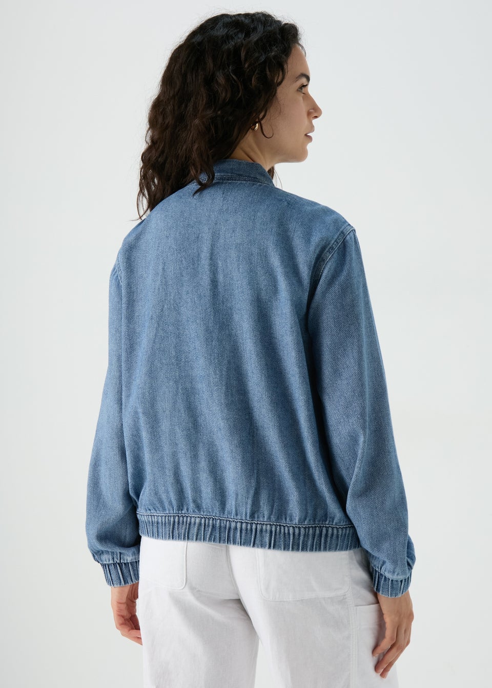 Denim Bomber Jacket