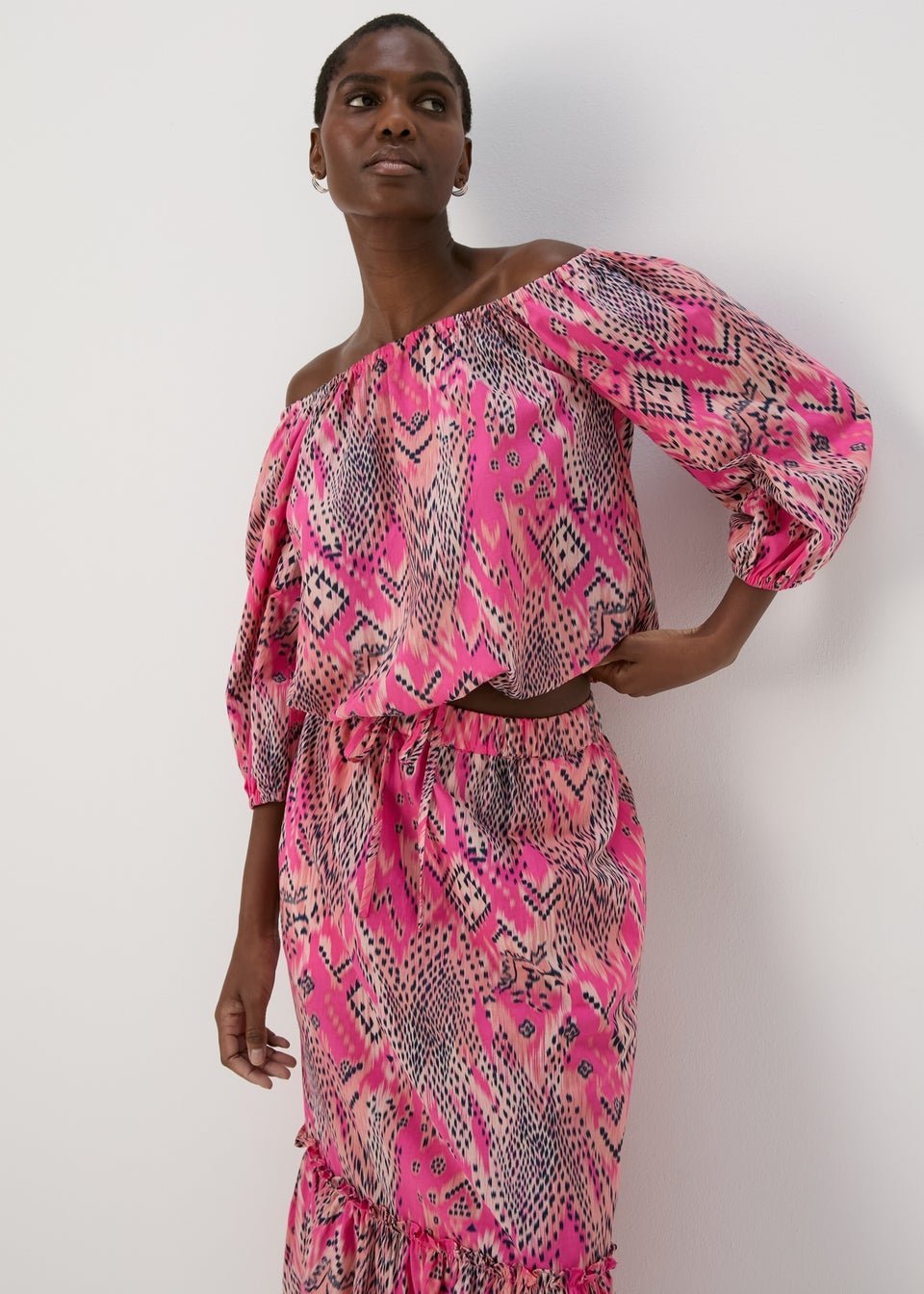 Pink bardot online