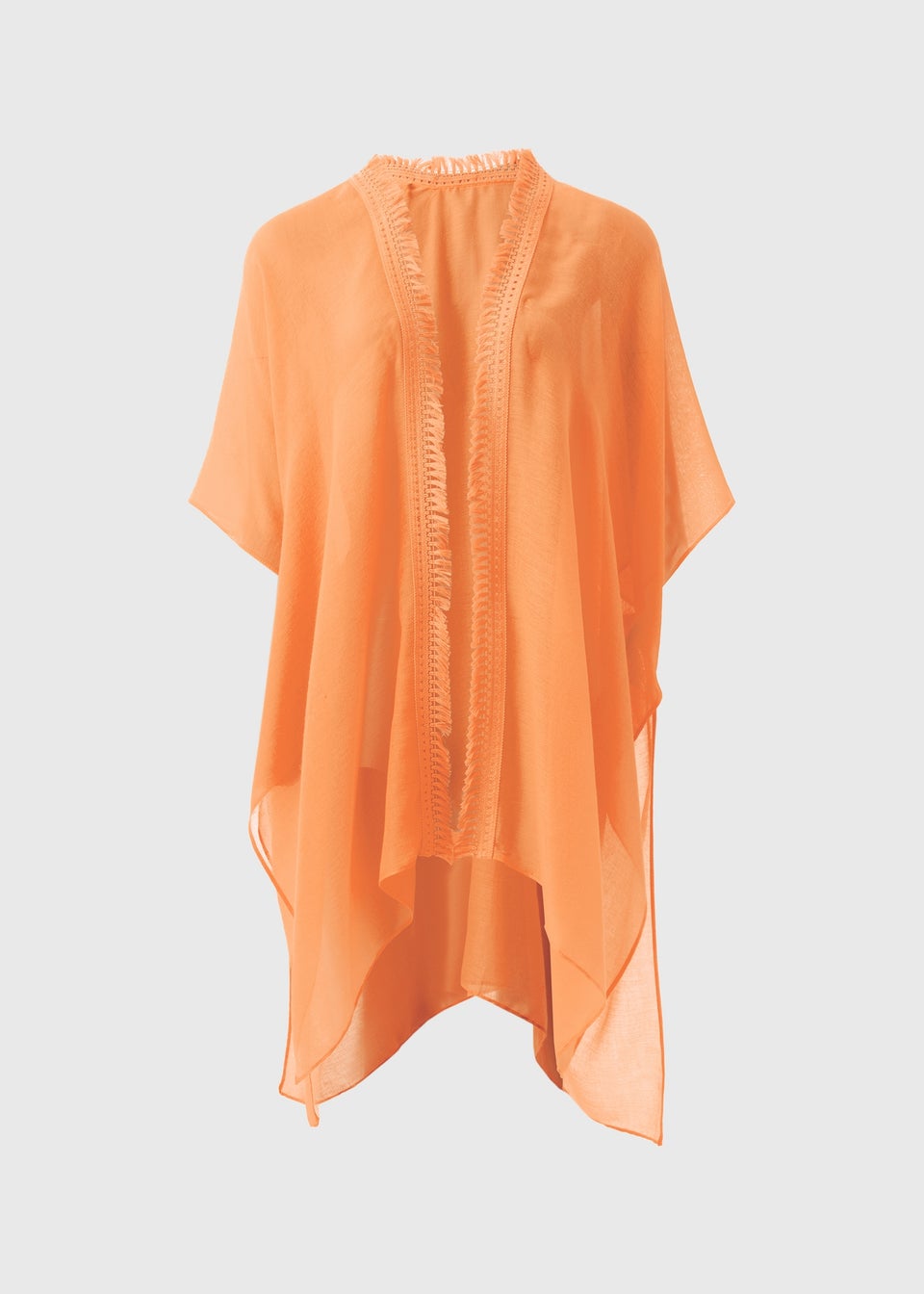 Orange Tassel Kimono