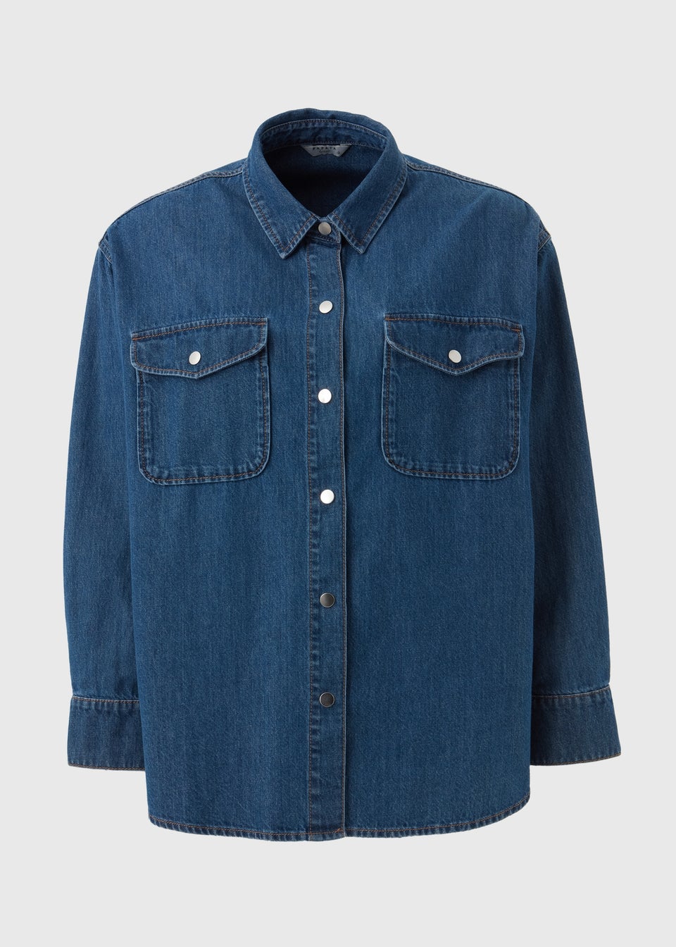 Mid Wash Denim Shirt