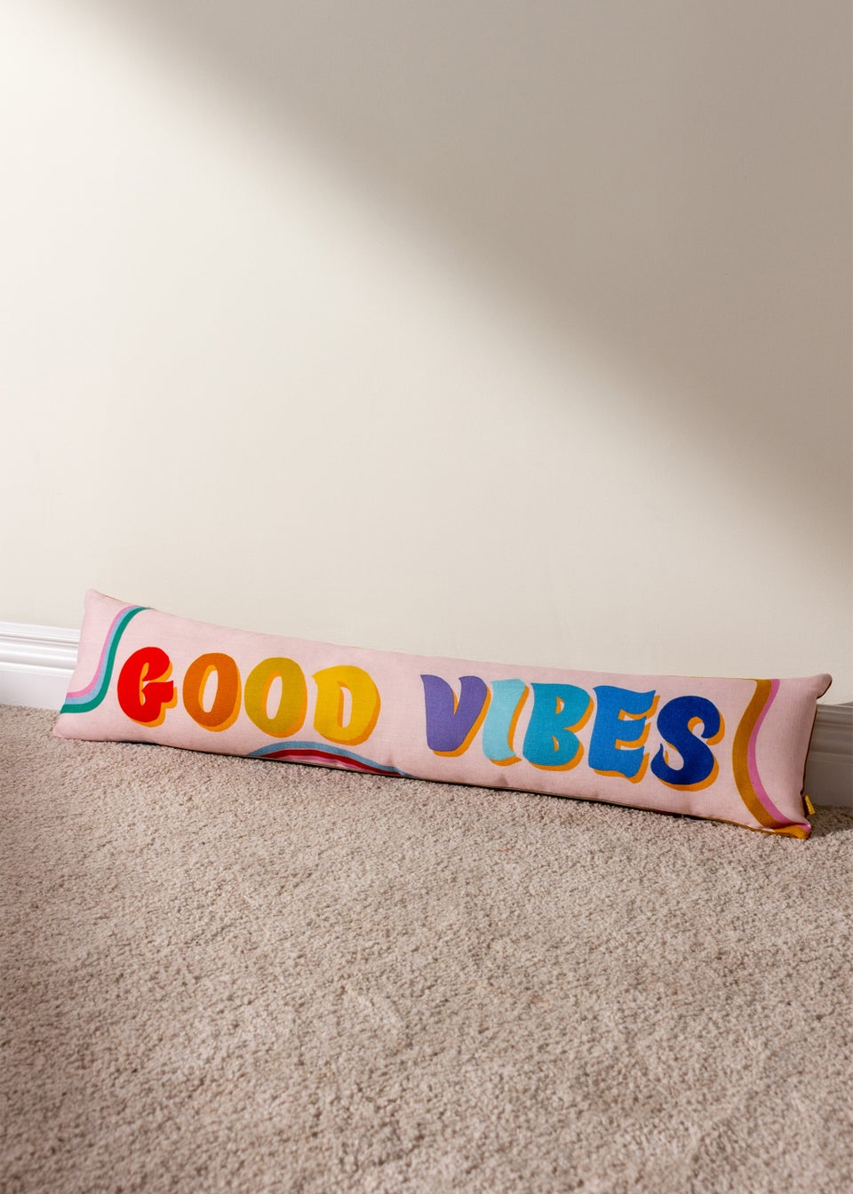 Heya Home Good Vibes Draught Excluder (92cm x 20cm)