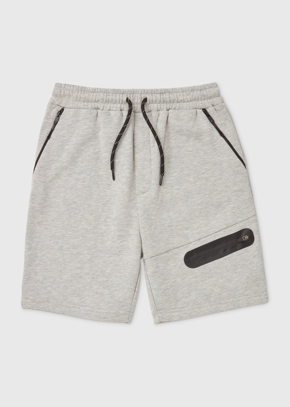 Boys Grey Jogger Shorts (7-13yrs)